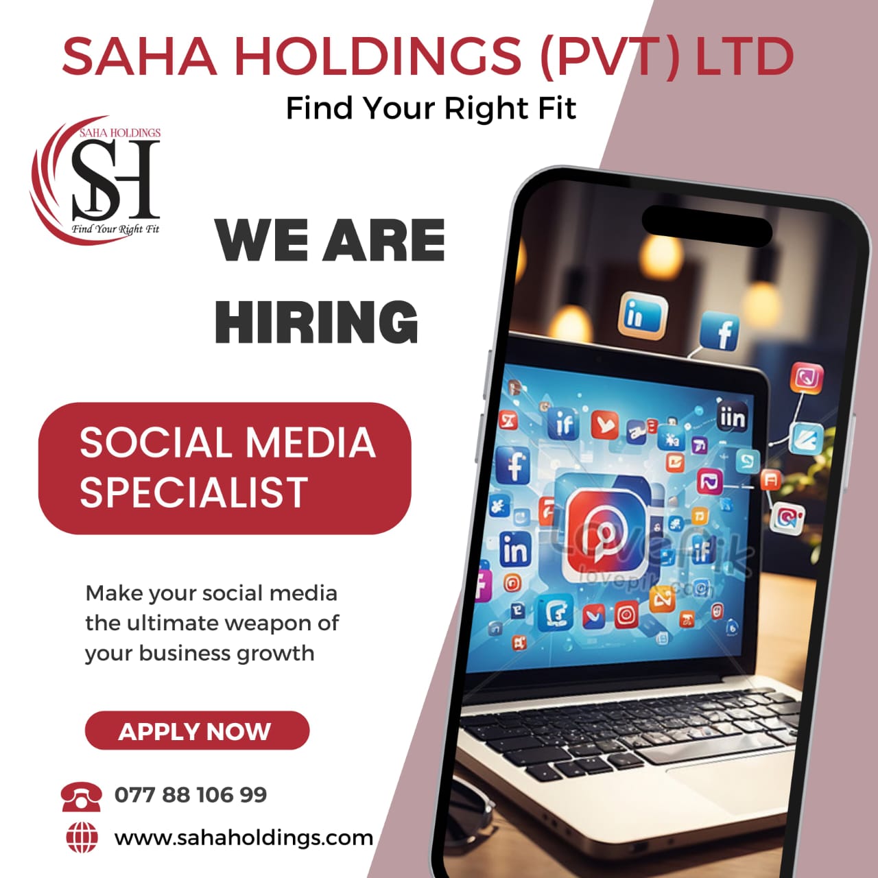 💥 SAHA HOLDINGS (PVT) LTD 💥NOW HIRING!